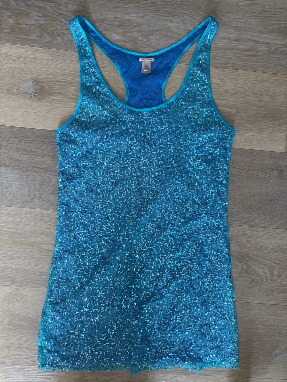 Vintage Y2K Victoria’s Secret Blue Sequin Mini Dress M